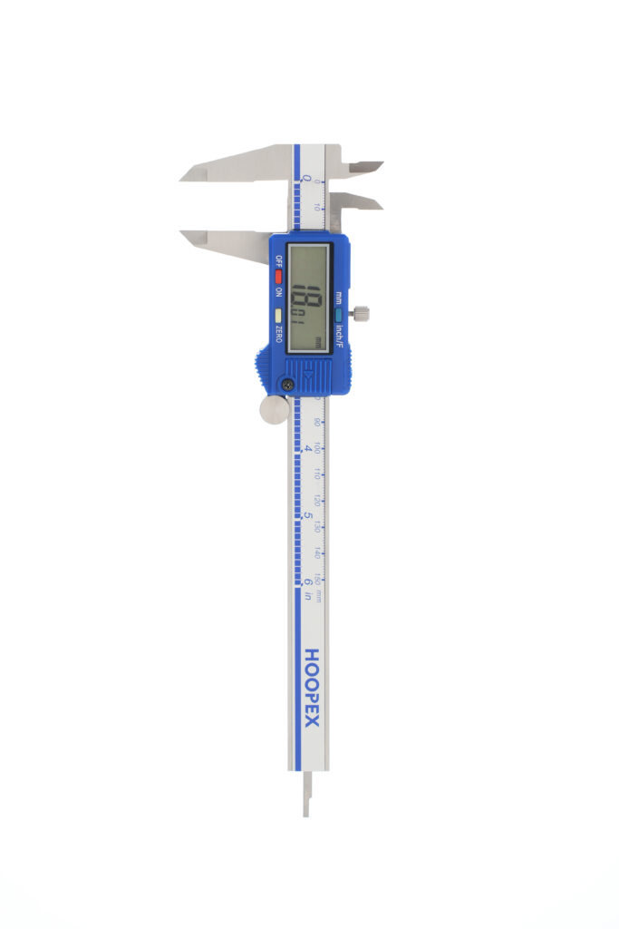 HOOPEX DIGITAL CALIPER FRACTION 150MM-K309AF2.W-1215
